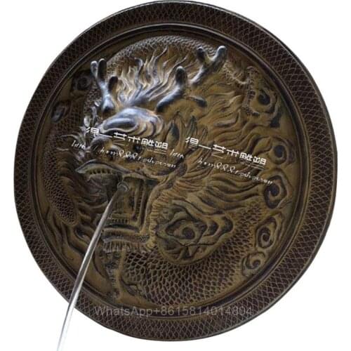 Wall-mounted water fountain faucet sculpture water spray nozzle outdoor garden pool fountain landscape decoration sculpture