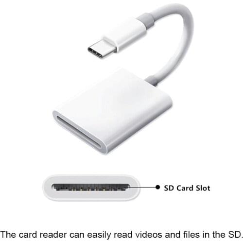 Type C SD TF Flash Memory Card Camera Reader Adapter For iPad Samsung Huawei Xiaomi Tablet USB C Interface Converter Splitter