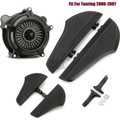 Defiance Front Rear Floorboard Foot peg Air Cleaner Fit For harley Touring 2000-2007