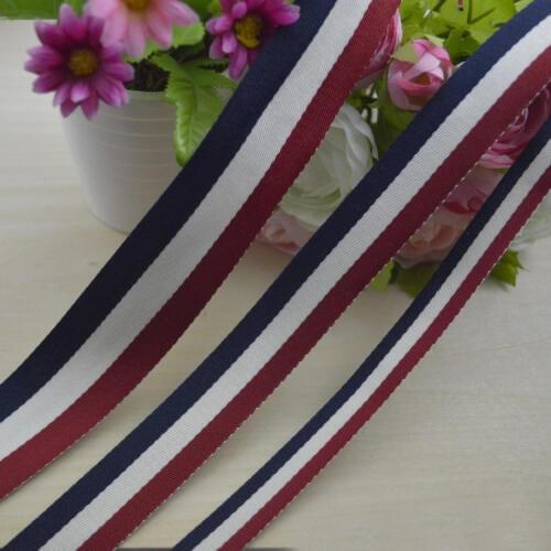 5m Striped Ribbon Decorative Edging Cloth Strip Wide T-Shirt Hat Diy Shoes Belt Sewing Clothing Handmade Accessories Bias Tape