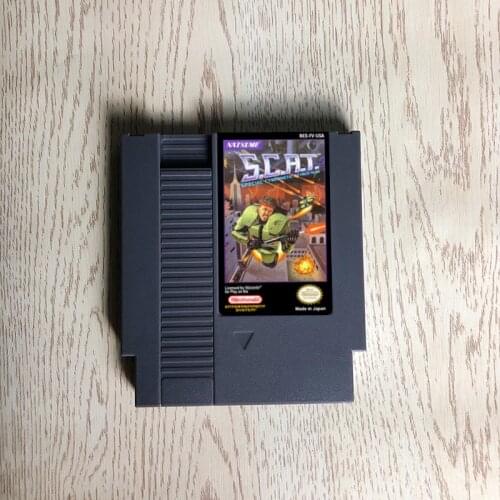 S.C.A.T. Special Cybernetic Attack Team - 72 pins 8bit game cartridge
