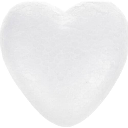 Heart Shape White Foam Wedding Decorations Festival Birthday Parties Accessories QXNB
