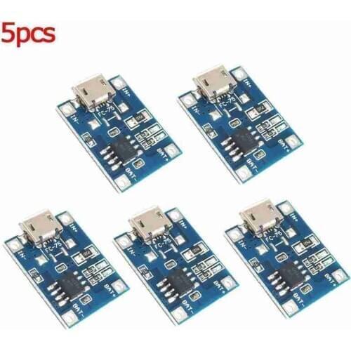 1000ma Inputs With Micro Usb Female Lithium Battery Charging Board Charger Module+protection Dual Functions Tp4056