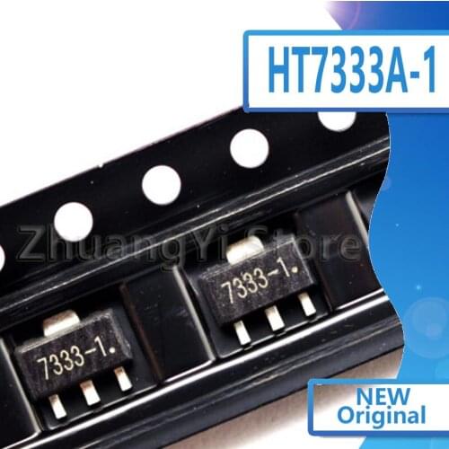 100pcs/lot The new HT7333A-1 7333-1 SOT89 low-power three-terminal regulator chip HT7333