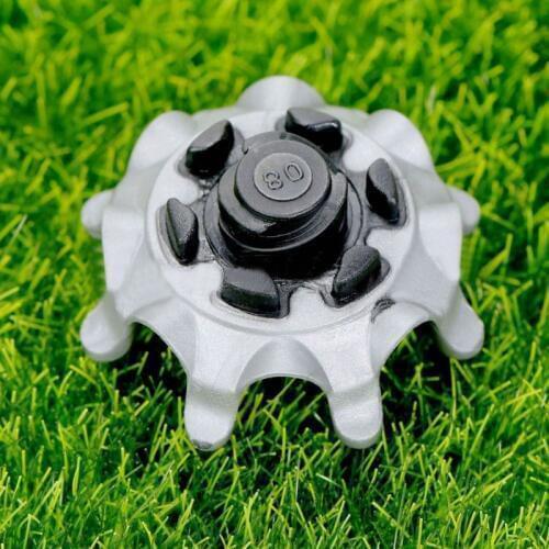 14x Fast Studs Tri-Lok Golf Shoes/Spikes Pins For Footjoy Black & Gray Durable Replacement Set Ultra Thin Cleats Pins golf shoes