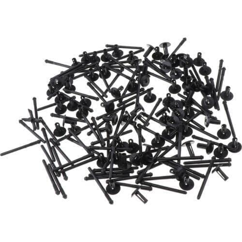 200 pcs Bumper Cover Wheel Flare Wheel Opening Molding Blind Rivet for BMW X1X3X5X6