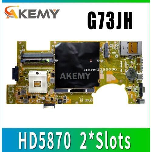 AK G73 Laptop motherboard for ASUS G73JH G73J Test original mainboard HM55 Support HD5870 2*Slots