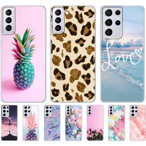 For Samsung Galaxy S21 | S21+ | S21 Ultra 5G Case For Samsung S21 plus Silicon Soft TPU Back Phone Cover GalaxyS21 S 21 Bumper