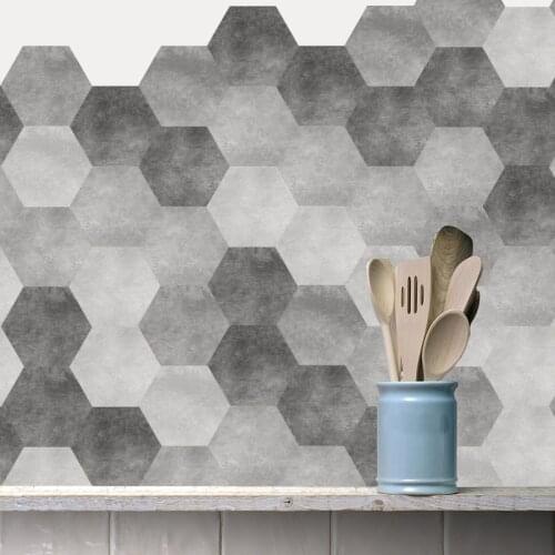 DIY Self Adhesive 3D Wall Stickers Bedroom Decor Foam Brick Room Decor Waterproof Hexagon Wall Sticker For Kids Room Decorative