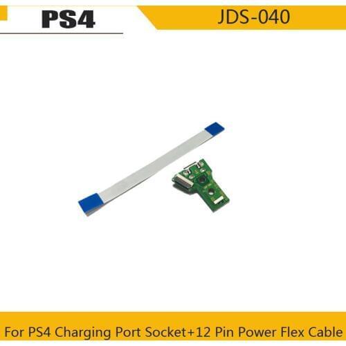 For PS4 Controller USB Charging Port Socket Circuit Board JDS 040 12 Pin Power Flex Cable