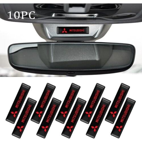 3D Epoxy Car Styling Emblem Sticker Decoration Decal For Mitsubishi ASX Lancer Pajero Outlander L200 EVO EX Interior Accessories