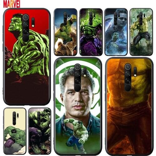 Hot Marvel Hulk Art Soft TPU For Xiaomi Redmi 9i 9T 9A 9C 9 8A 8 GO 7 7A S2 Y2 6 6A 5 A 4X Prime Pro Plus Black Phone Case