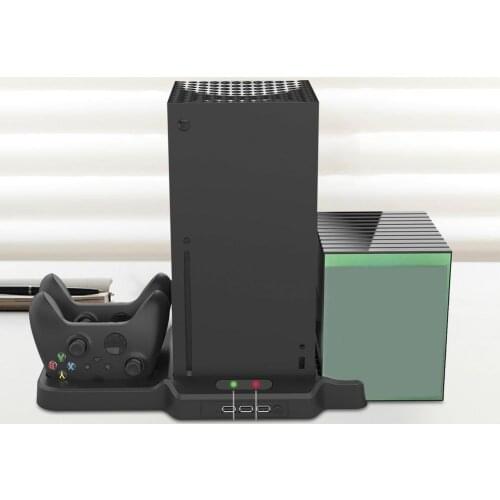 Game Controller CDisc Storage Harging Dock Bracket For XBOX Series S/X Space Saver 11disk Boxes Hub Dual Charged Cooling Bracket