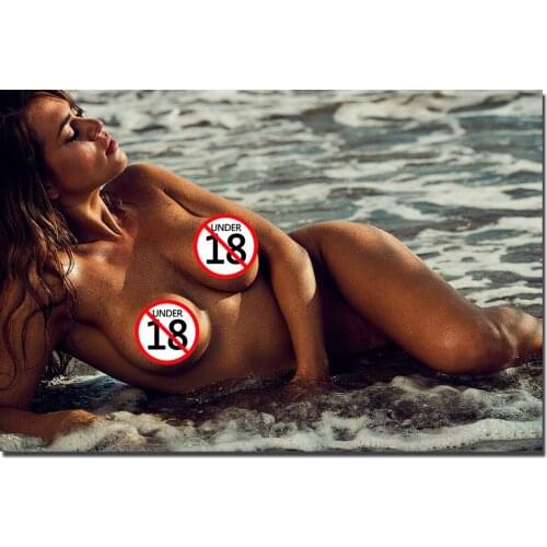 Sexy Girl Hot Body Beach Photo Modern Wall Art Posters and Prints Canvas Painting For Room Decor