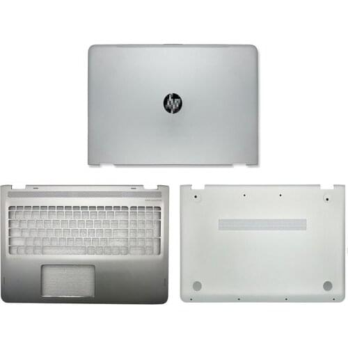 New For HP Envy X360 M6-AQ M6-AQ005DX M6-AR004DX 15-AQ 15T-AQ Top Case LCD Back Cover/Palmrest/Bottom Case Silver 856799-001