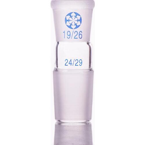 Borosilicate Glass Joint,Female 19/26,Male 24/29,Glass reducing Adapter,A type connector