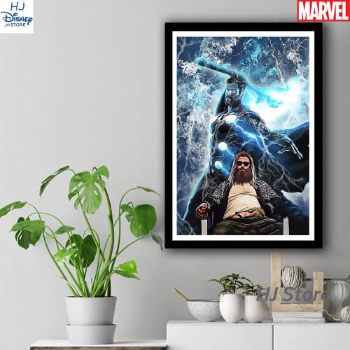 Thor Poster Marvel Ragnarok Picture Avengers Endgame Printings Canvas Painting for Living Room Wall Art Gift Interior Decoration