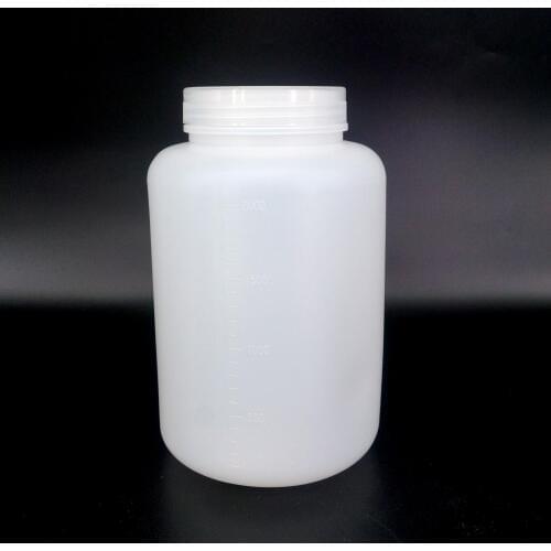 2000ML Plastic Wide Mouth Round Seal Liner Reagent Sample Bottle Graduation