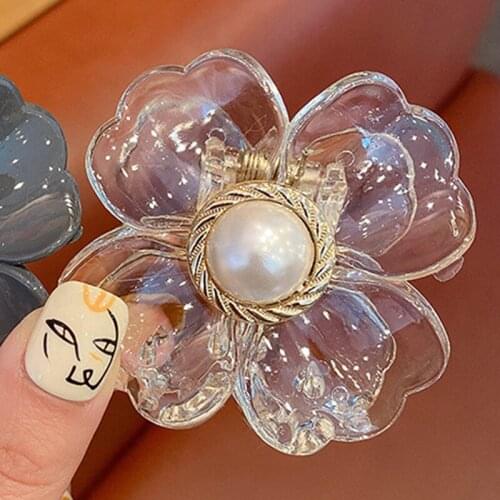 Cute Flower Shape Hair Clips Women Girls Hair Claw Sweet Barrettes Claw Crab Hairpins Styling Bohemia Hair Accessories Gift