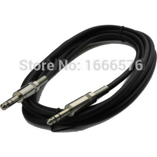 Brand New KL 6.35 stereo male to 6.35 stereo audio Cable (15feet) New