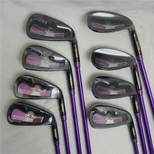 2019 Womens Golf Maruman Majesty Prestigio 9 Iron Set 5-9 P.A.S/8Pcs Golf Clubs Graphite Shaft L Flex with Head Cover