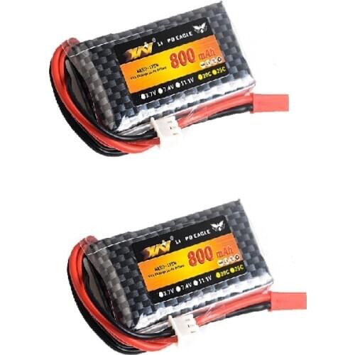 2S 7.4v 800MAH lithium battery is suitable for zf-6a mc-e7 transmitter remote control toy car toy airplane battery