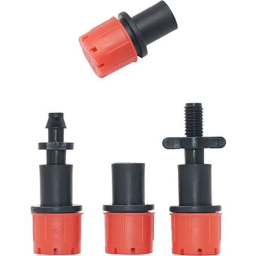 500pcs Red adjustable dripper Sprinkler with 6mm inner hole irrigation garden watering Drip irrigation greenhouse