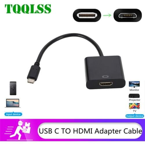 USB Type-C adapter USB 3.1 USB-C to HDMI adapter compatible male-to-female adapter suitable for Macbook Air Pro Huawei MateBook