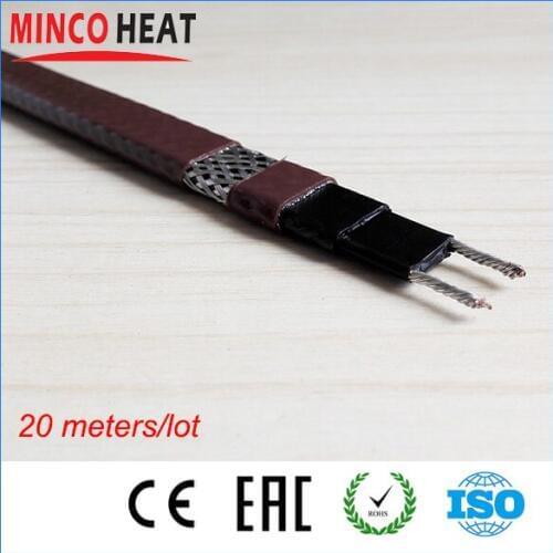ANTI-CORROSION sheath UV resist freeze protection self regulating heating cable 20 meters/roll