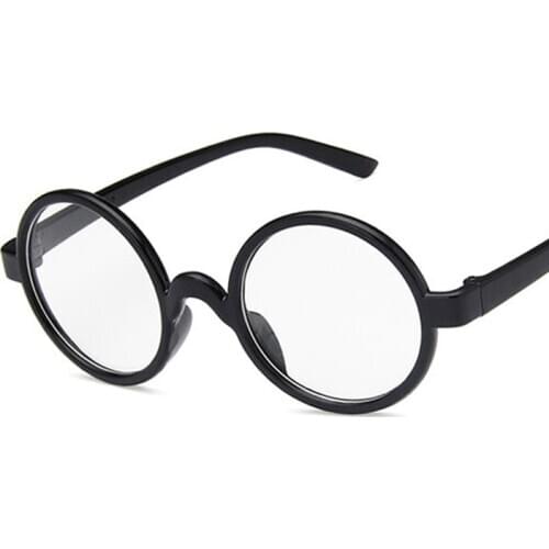 Child Round Eyeglasses Frame Girls Boys Transparent Lens UV400 Eye Protection Kids Cute Outdoor Eyewear