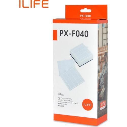 ILIFE V8s/V8 Plus 10 PCS Filters Pack Replacement Kits for Robot Vacuum PX-F040