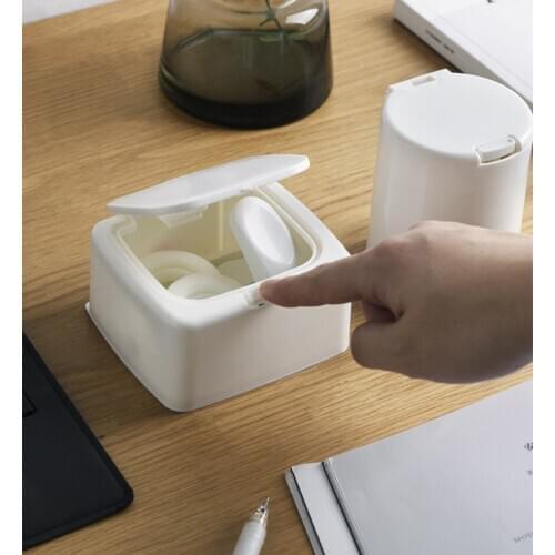 New Toothpick Box Creative Household Hand Push Cotton Thread Drawer Storage Box Nordic style