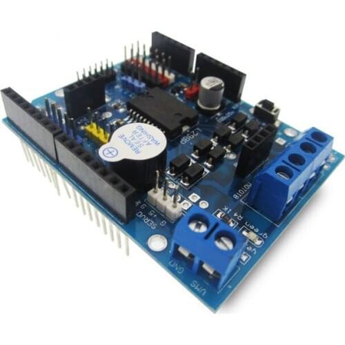 L298P PWM Speed Controller Dual High-Power H-bridge Driver ,Bluetooth Interface, L298P Motor Shield Board for