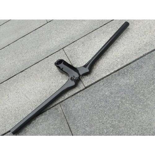 FLX-HB-022 : Carbon Glossy Mountain bike Bicycle MTB Handlebar 600mm stem 110mm 1 1/8"