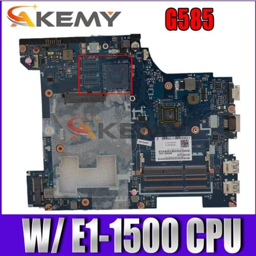 Akemy FOR Lenovo G585 Laptop Motherboard DDR3 90002263 QAWGE LA-8681P Integrated Graphics W/ E1-1500 CPU Test work