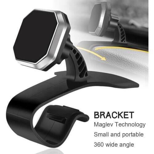Mayitr 1pc Universal Mobile Phone Holder Dashboard 360 Degree Adjustable In Car Magnetic Phone Stand for Car Interior Parts