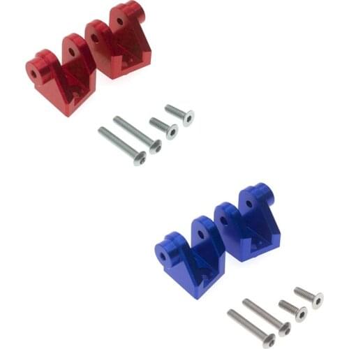 2Pcs Metal Front Rear Lower Link Rod Mount Bracket for LOSI LMT 4WD Solid Axle Monster Truck RC Car Upgrade Parts