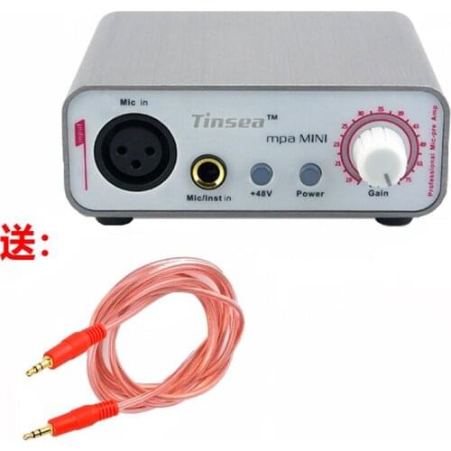 Tinsea mpa mini speech amplifier microphone amplifier condenser microphone power supply 48V phantom power fantasy