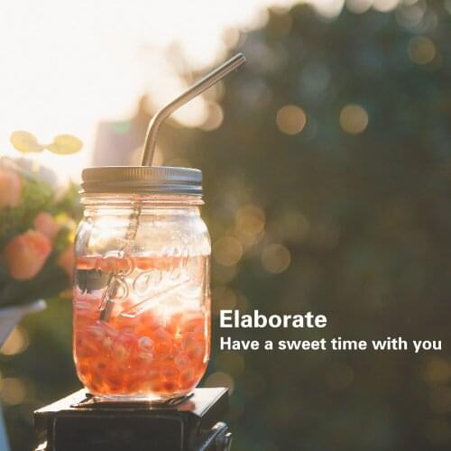 Reusable Bent Straight Stainless Steel Straws Metal Straw Cocktail Drinking Straw for 20oz 30oz Tumbler Party Bar Accessories