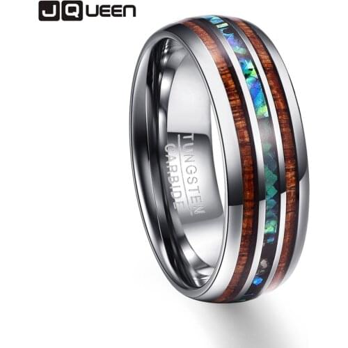 Wood Grain Polishing Men Rings Middle 100% Tungsten Carbide Wedding Bands Multi-size Anillos para hombres Pierscienie