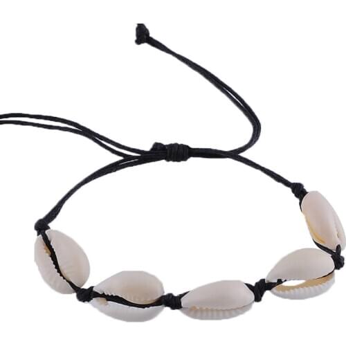 New Ocean Cowrie Shell Bracelets For Women Jewelry Adjustable Rope Bohemian Beach Charm Bangle Femme Gift