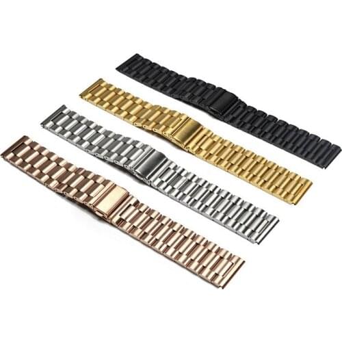 New 20MM 22MM Stainless Steel Watch Band For Samsung Gear S3 Frontier Strap for Samsung Gear S3 Classic Watch Band
