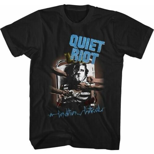 Quiet Riot Condition Critical Album Black Adult T-Shirt O-Neck Fashion Casual High Quality Print T Shirt