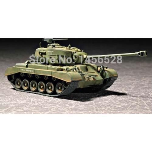 TRUMPETER 07299 1/72 US M26E2 Pershing Heavy Tank Assembly Model kits scale model 3D puzzle vehicle model