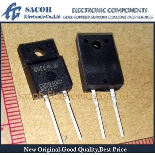 10Pcs C3D04060F or C3D04060 or C3D03060 or C3D02060 TO-220F 4A 600V Sic Zero-Recovery rectifier