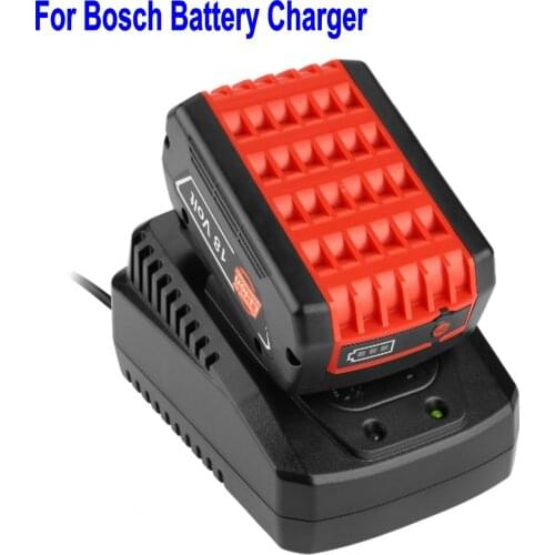 3A Li-ion Battery Charger For Bosch 14.4V 18V Battery BAT609 BAT609G BAT618 BAT618G Charger AL1860CV AL1814CV AL1820CV