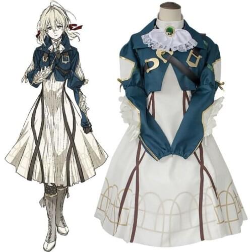 High quality Violet Evergarden Costume Anime Violet Evergarden Cosplay Women Japanese Anime Costume Gothic Lolita Dress