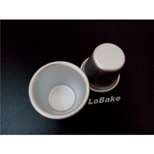 10pcs/lot) New arrivals small round cask shape aluminium pie pan pudding jelly cup mould fondant candy mold for baking pans