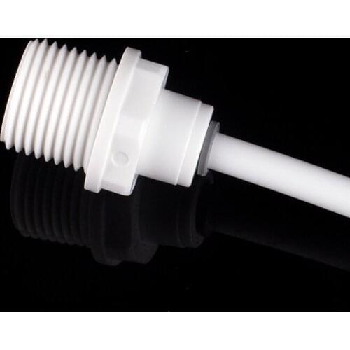 2PCS Fit 3/8" 9.52mm OD Tube x 1/2" BSP Male POM Quick Fitting Connector For Aquarium RO Water Filter Reverse Osmosis System