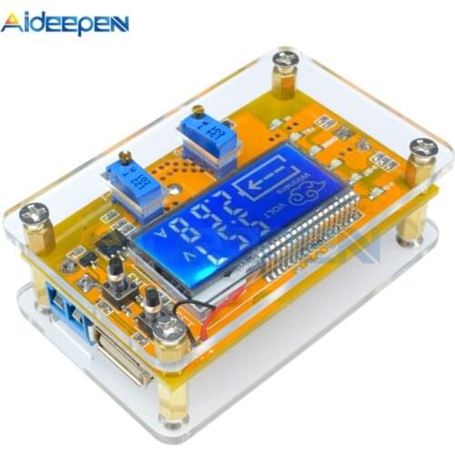 5A LCD Display Adjustable DC 5V-36V to 1.25-32V Step Down Module Buck Converter Voltage Regulator Transformer Board With Case